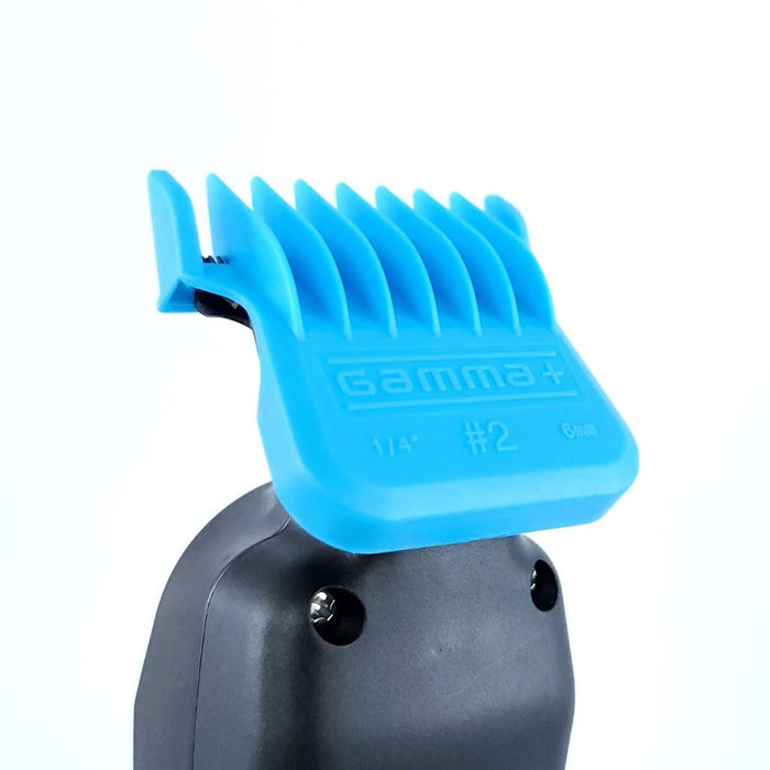 Gamma+ Professional Wide Magnetic Trimmer Blade Guards - Blue #GPWMTG