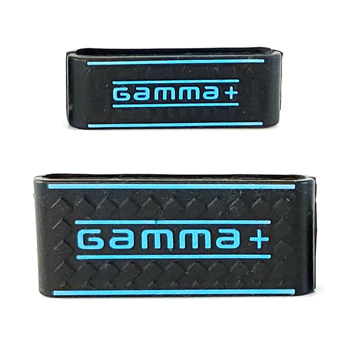 Gamma+ Barber Clipper & Trimmer Grip Band Black/Blue #GP307B