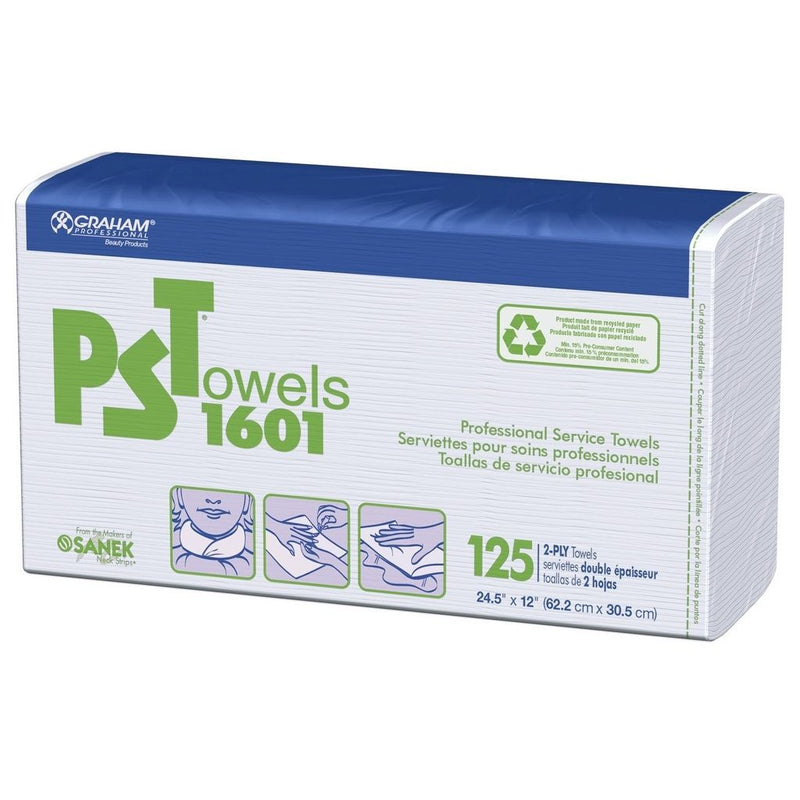 Graham PST Towels 1601 2-Ply 1,000 Towels #16161 - 125 Towels x 8 Pack (Bulk)