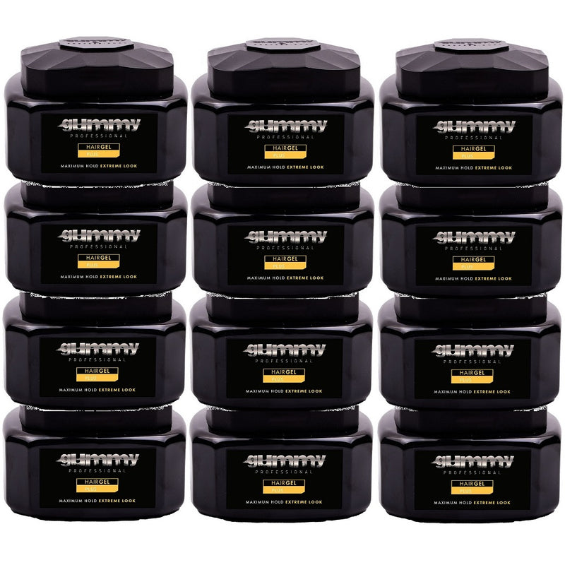 Gummy Hair Gel (Plus) 23.66 oz - 12 Pack (Bulk)