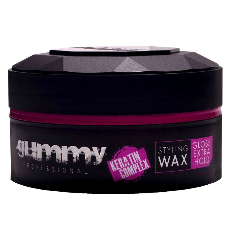 Gummy Styling Wax Gloss Extra Hold 5 oz - 6 Pack (Bulk)