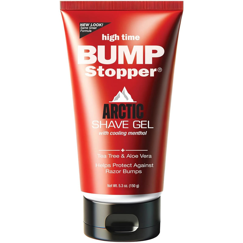 High Time Bump Stopper Arctic Shave Gel with Cooling Menthol 5.3 oz