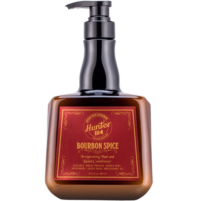 Hunter 1114 Bourbon Spice Invigorating Hair & Beard Conditioner 32.4 oz