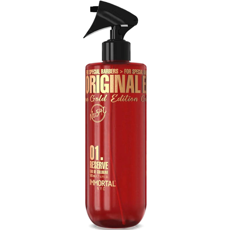 Immortal Reserve Eau De Colognes 01. (Gold Edition) 16.9 oz