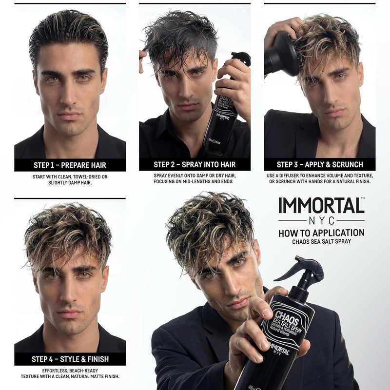 Immortal NYC Chaos Sea Salt Spray 13.5 oz