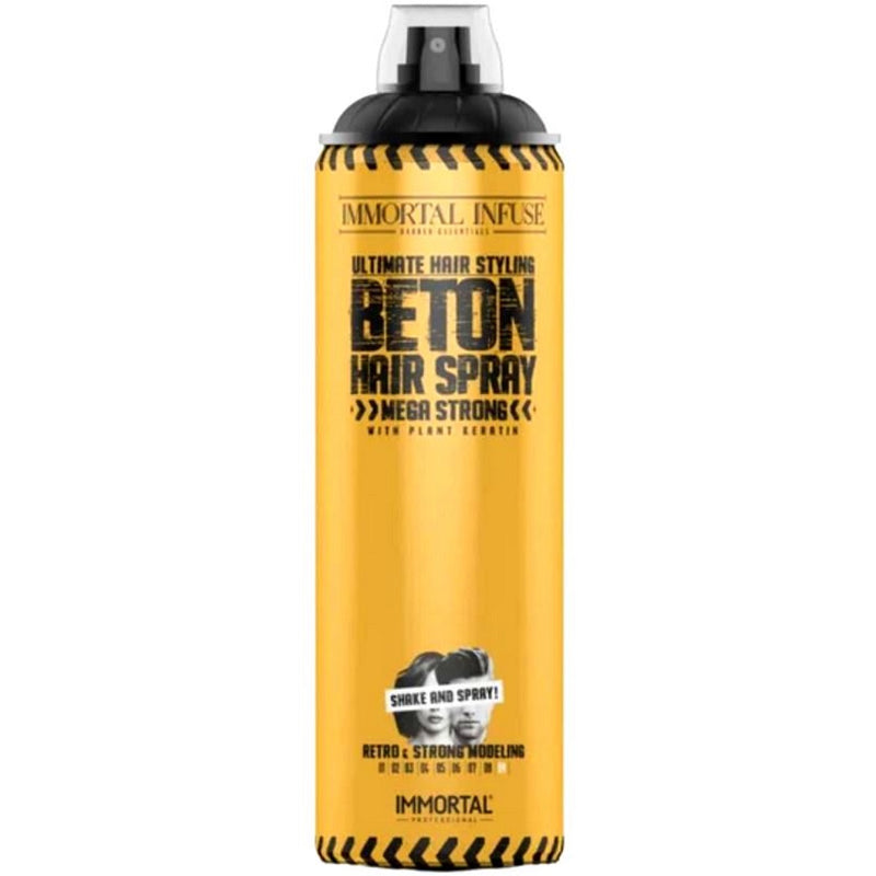 Immortal Beton Hair Spray Mega Strong 16.9 oz - 6 Pack (Bulk)