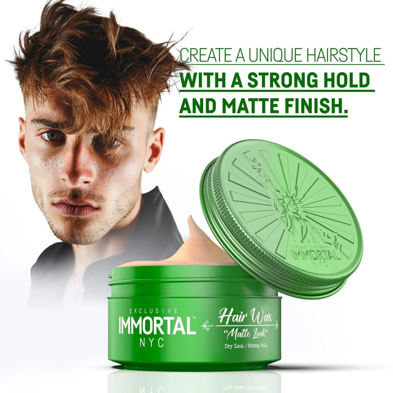 Immortal Hair Wax - Matte Look 5.07 oz