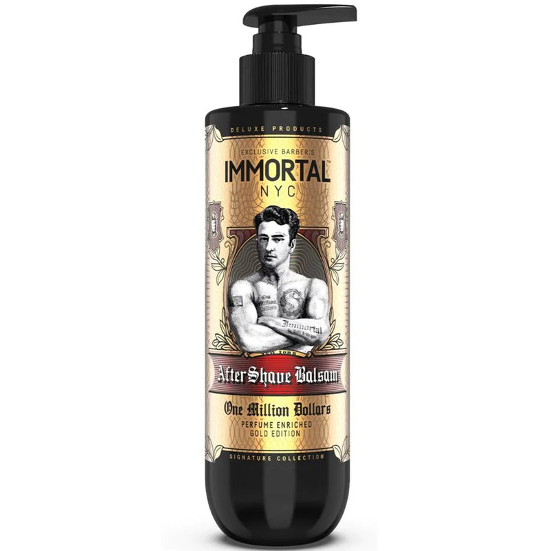 Immortal One Million Dollars After Shave Balsam 11.8 oz - 6 Pack (Bulk)