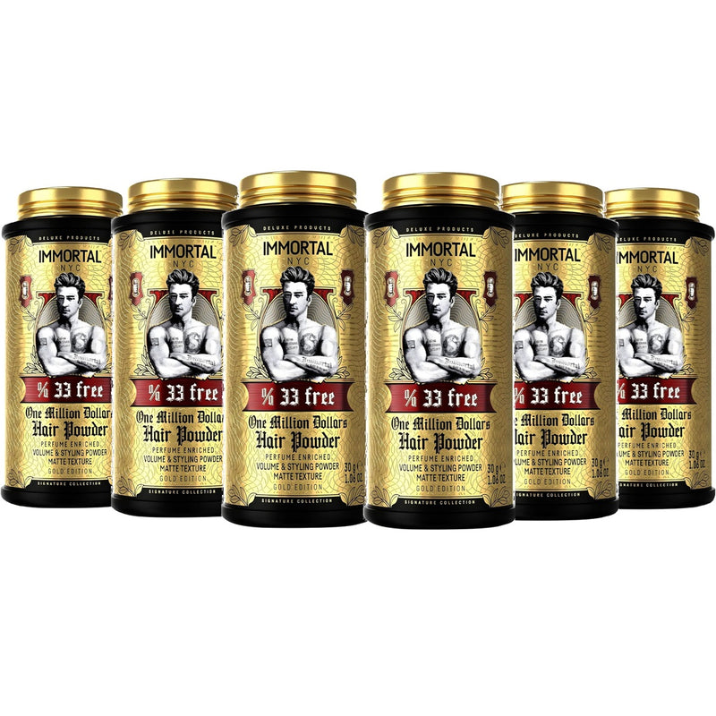 Immortal One Million Dollars Hair Powder 1.06 oz - 6 Pack (Bulk)