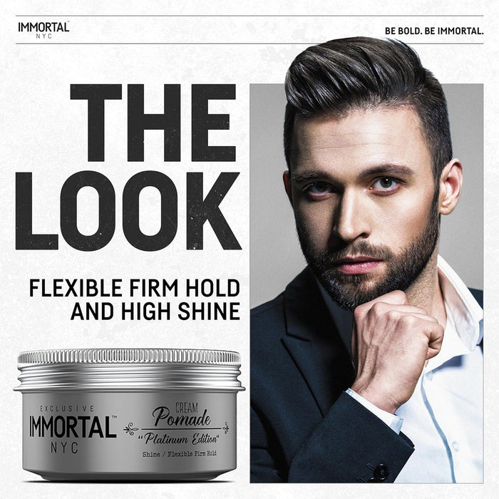 Immortal Exclusive Cream Pomade - Platinum Edition 5.07 oz