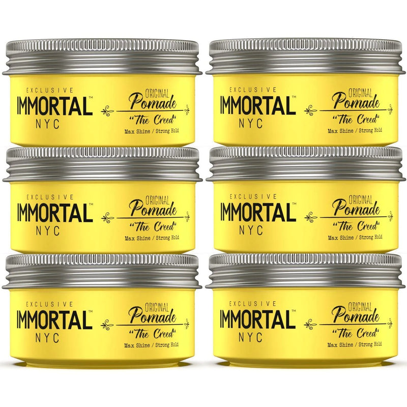 Immortal Exclusive Original Pomade - The Creed 5.07 oz - 6 Pack (Bulk)