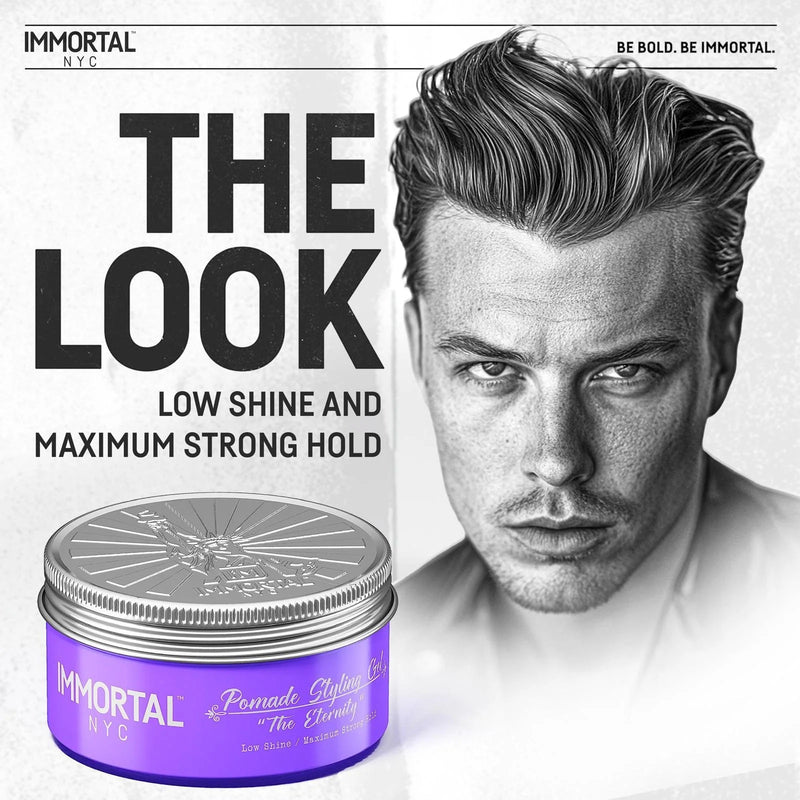 Immortal Pomade Styling Gel - The Eternity 5.07 oz - 6 Pack (Bulk)