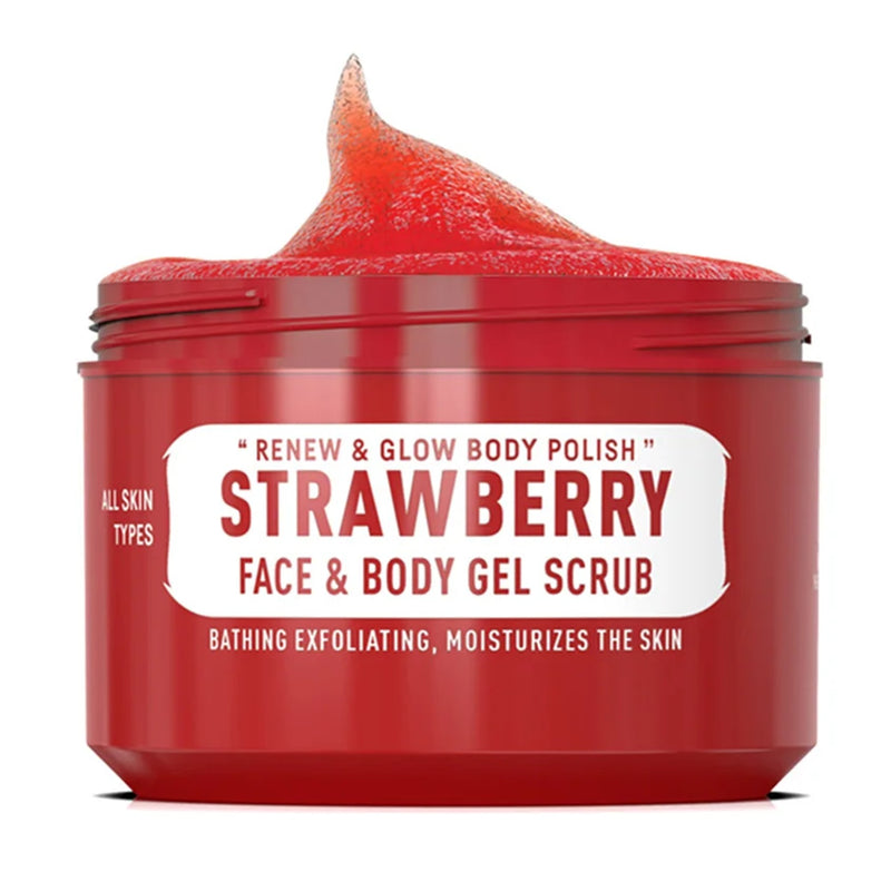 Immortal Infuse Face & Body Gel Scrub - Strawberry 10.14 oz
