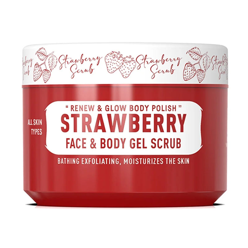 Immortal Infuse Face & Body Gel Scrub - Strawberry 10.14 oz