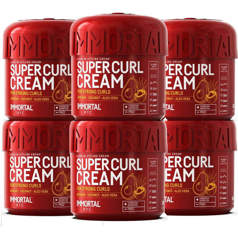Immortal Super Curl Cream 16.9 oz [6 Pack]