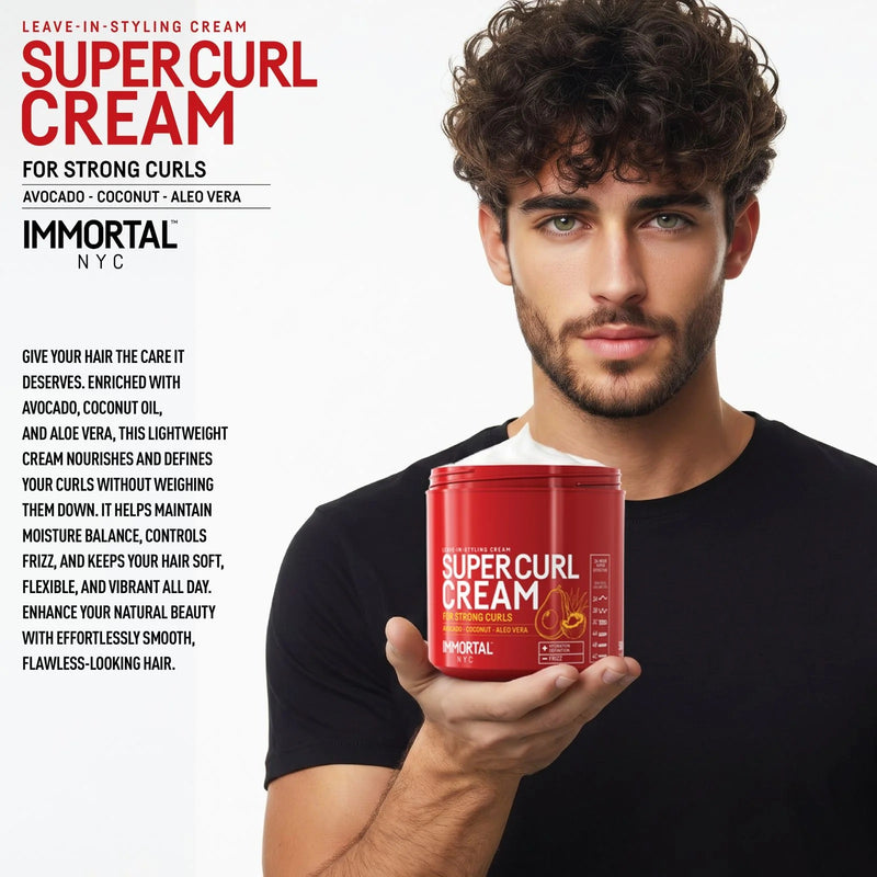 Immortal Super Curl Cream 16.9 oz