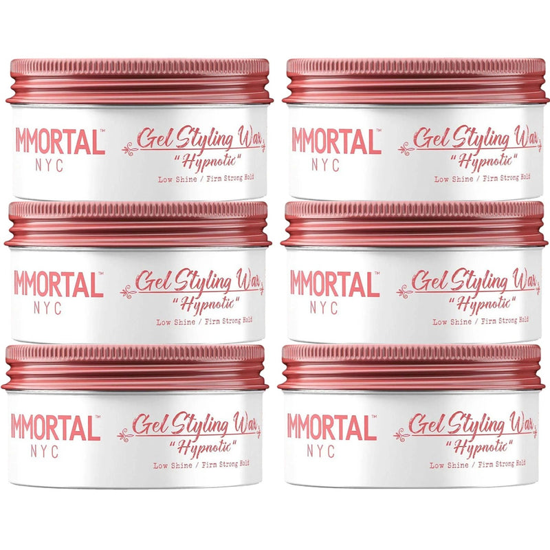 Immortal Gel Styling Wax - Hypnotic 5.07 oz - 6 Pack (Bulk)