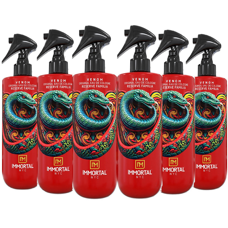 Immortal Venom Original Eau De Cologne 16.9 oz - 6 Pack (Bulk)