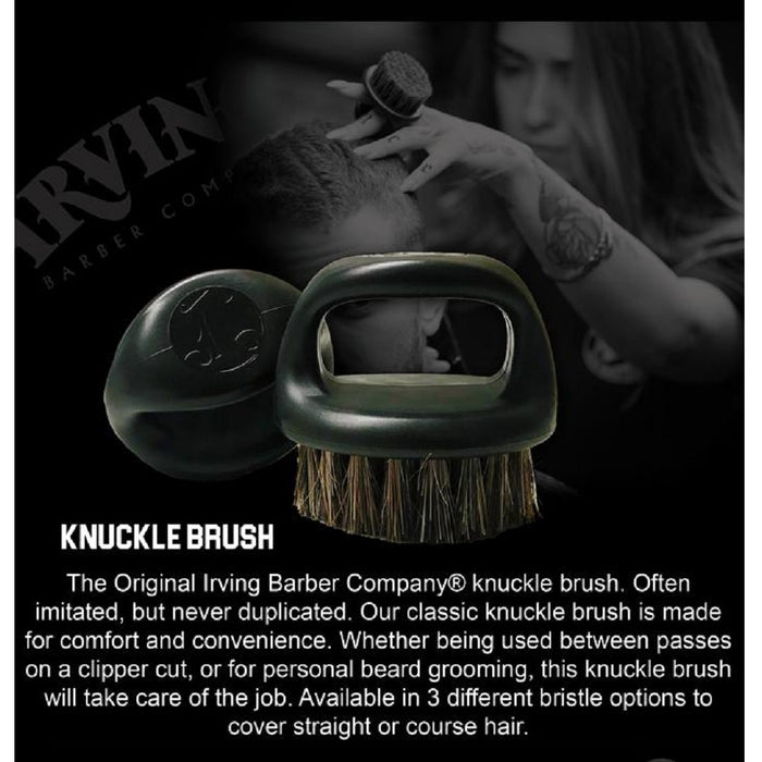 Irving Barber Company Firm Knuckle Brush