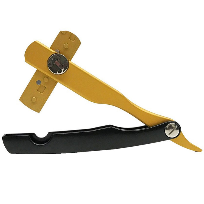 Irving Barber Company Cerakote Razor - Gold & Black