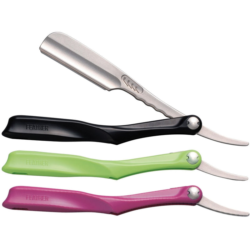 Jatai Feather Artist Club SS Folding Razors [3 Color Option]