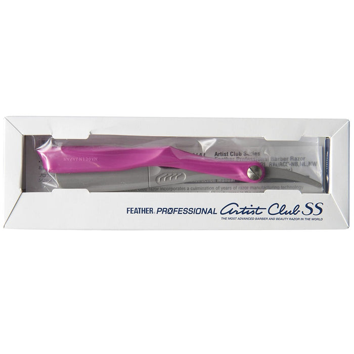 Jatai Feather Artist Club SS Folding Razor Wine #ACS-RW