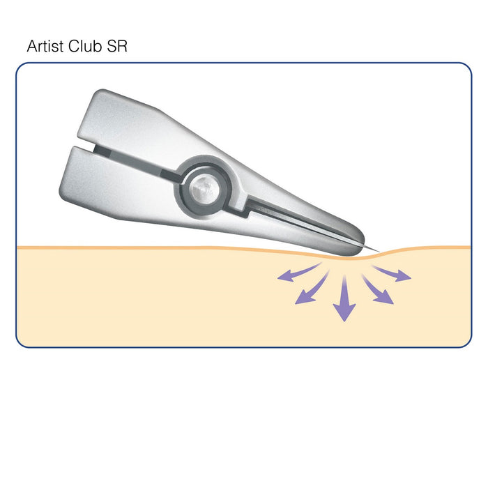 Jatai Feather Artist Club SR Folding Razor Blue #ACSR-RBL