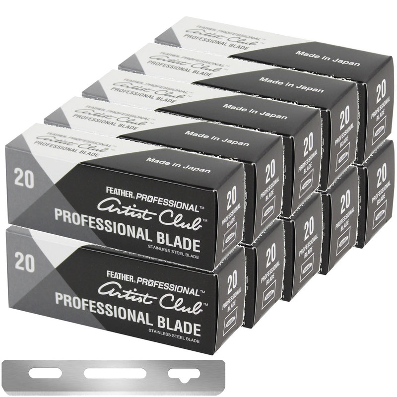 Jatai Feather Artist Club Professional 200 Blades #PB-20 - 20 Blades x 10 Pack (Bulk)