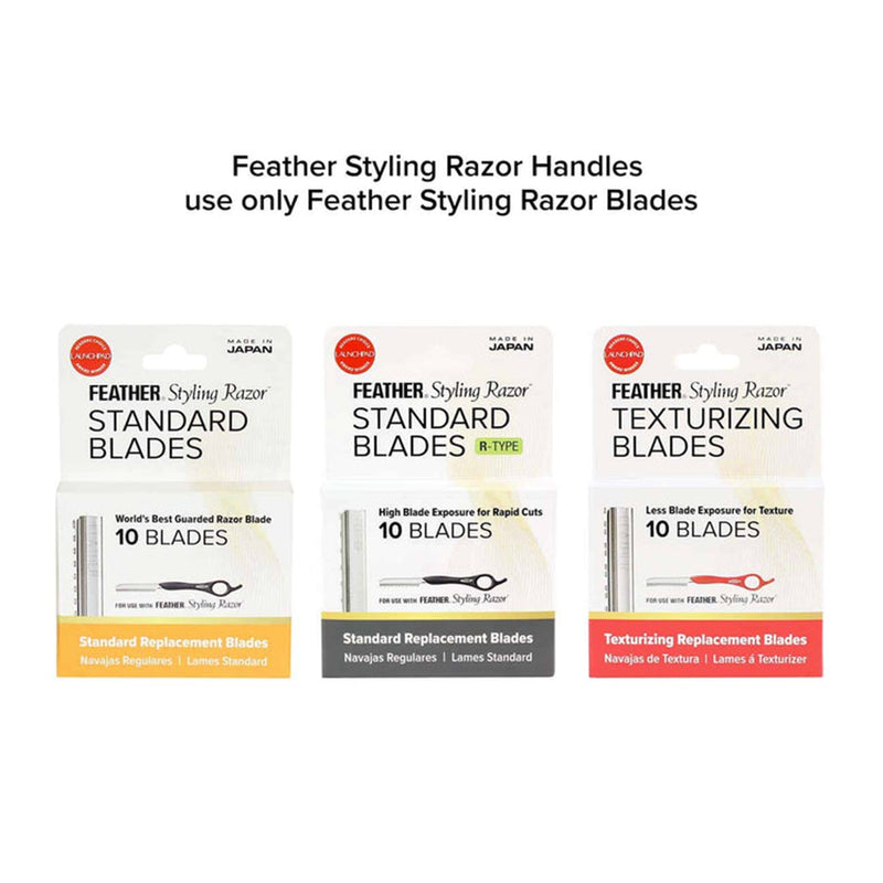 Jatai Feather Styling Razor - Wood Lock with Holster #SR-WL