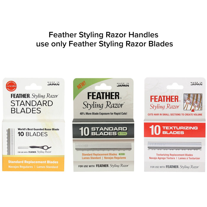 Jatai Feather Detail Styling Razor Black #SRS-K