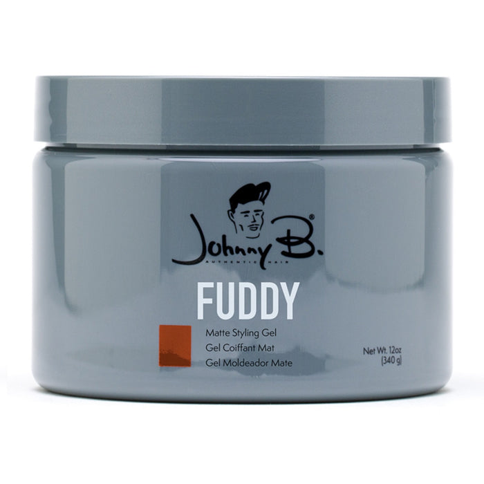 Johnny B. Matte Styling Gel FUDDY Jar 12 oz