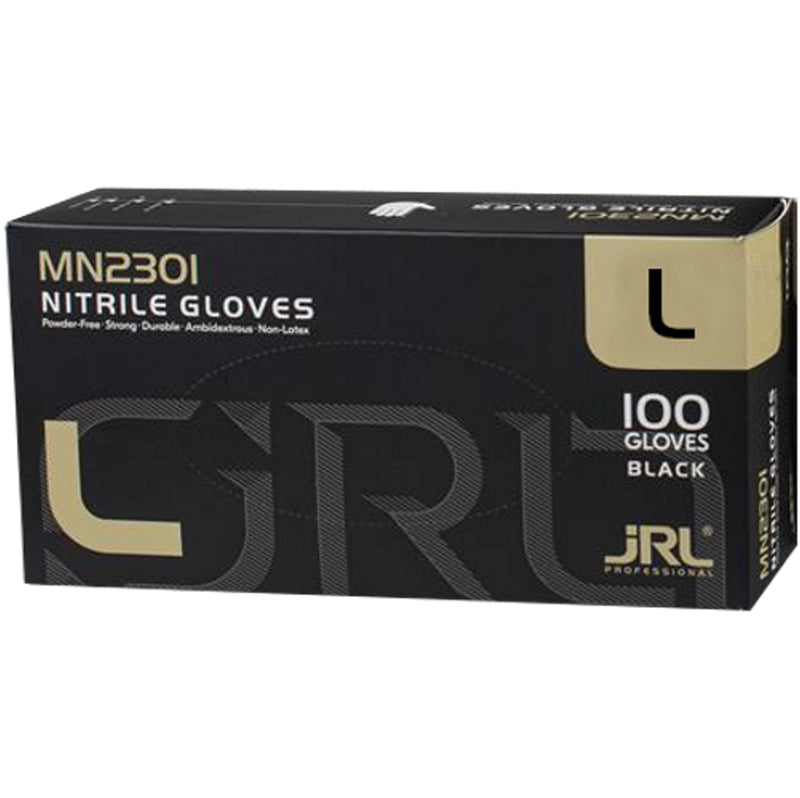 JRL Professional Nitrile Gloves Black 100 Pcs #JRL-MN2301 [S to XL Available]