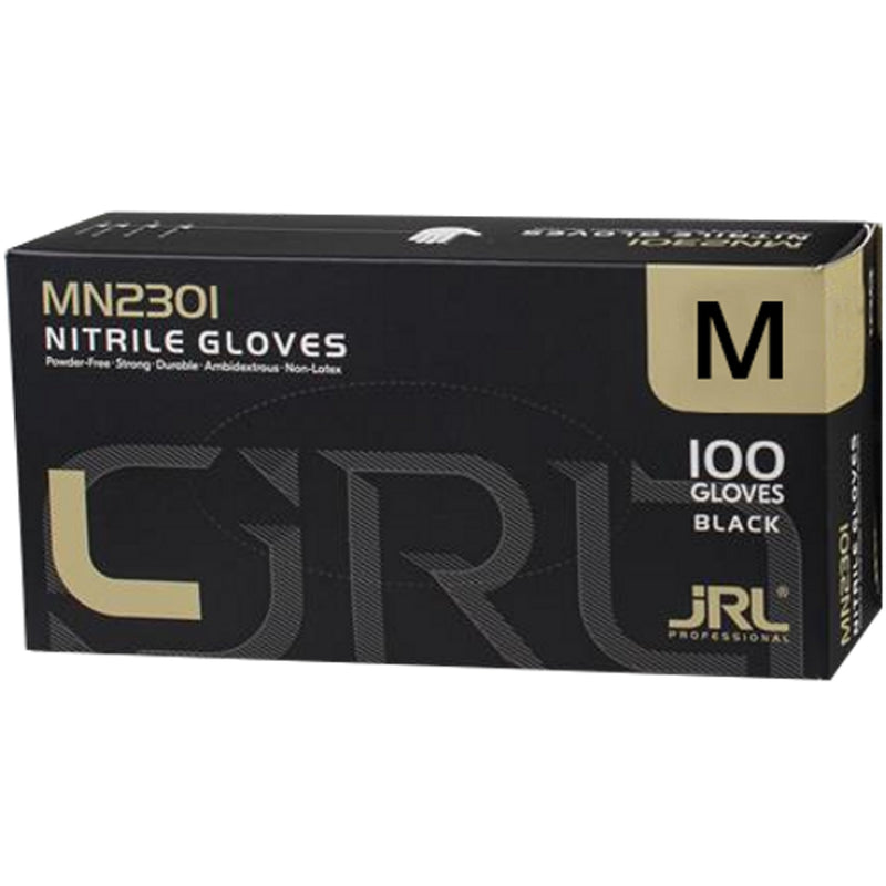 JRL Professional Nitrile Gloves Black 100 Pcs #JRL-MN2301 [S to XL Available]