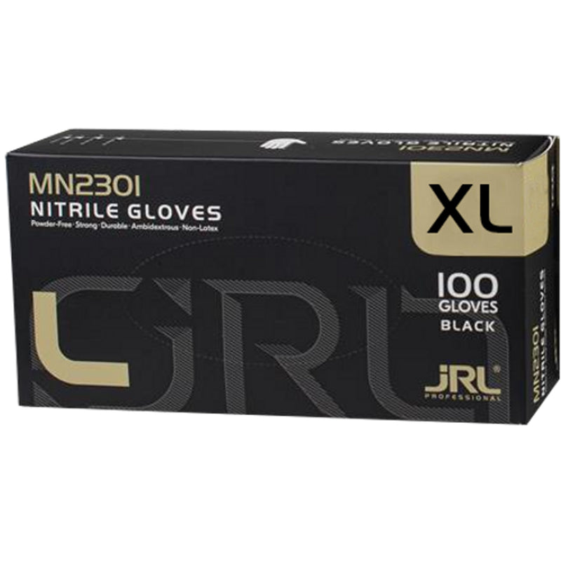 JRL Professional Nitrile Gloves Black 100 Pcs #JRL-MN2301 [S to XL Available]