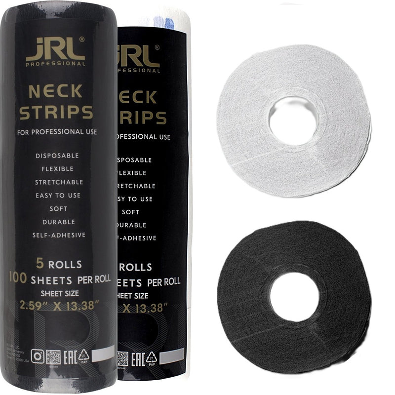 JRL Neck Strips Rolls 500 Strips [2 Color Options]