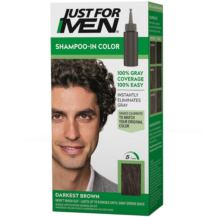 Just for Men Shampoo-In Hair Color Kit