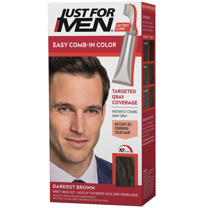 Just for Men Easy Comb-In Hair Color Kit