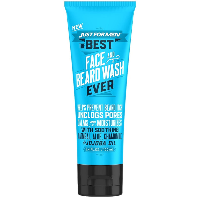 Just For Men The Best Face and Beard Wash Ever 3.4 oz
