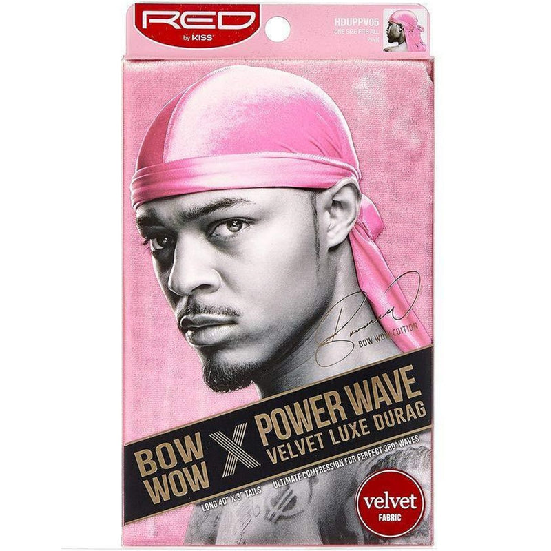 Red by Kiss Bow Wow X Power Wave Velvet Luxe Durags [10 Color Options]