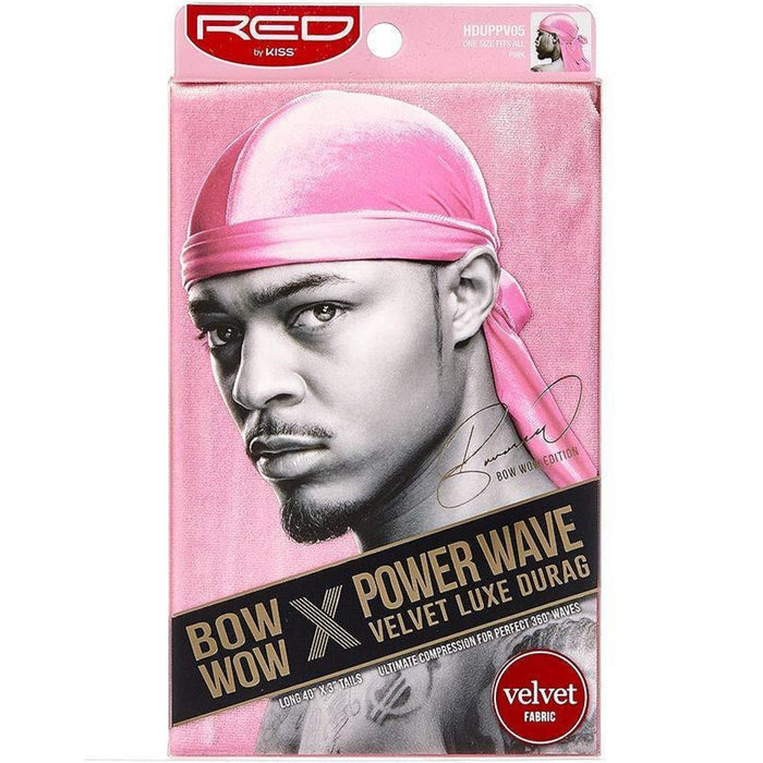 Red by Kiss Bow Wow X Power Wave Velvet Luxe Durags