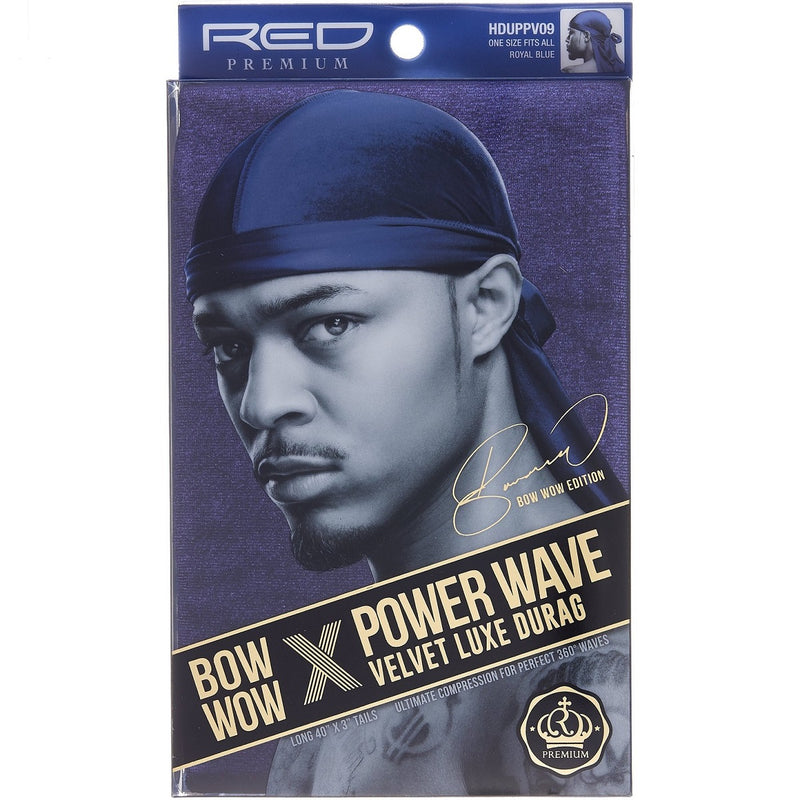 Red by Kiss Bow Wow X Power Wave Velvet Luxe Durags [10 Color Options]