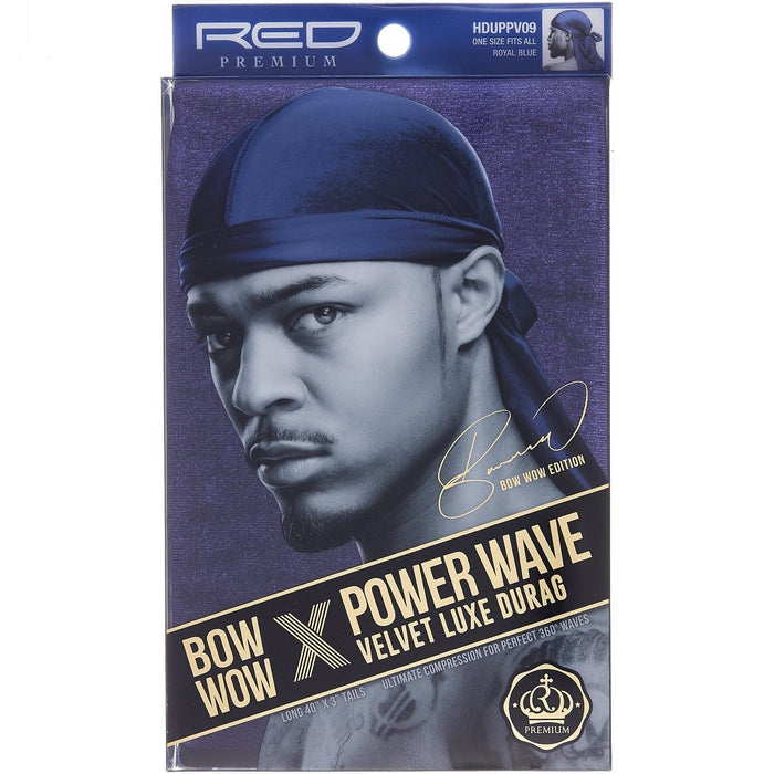 Red by Kiss Bow Wow X Power Wave Velvet Luxe Durags