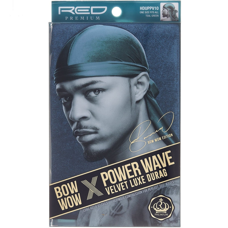 Red by Kiss Bow Wow X Power Wave Velvet Luxe Durags [10 Color Options]
