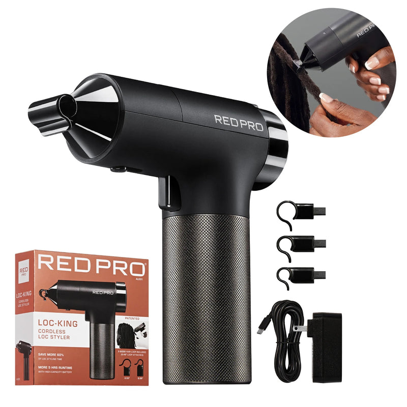 Red Pro LOC-KING Cordless Auto Loc Styler #ALD01