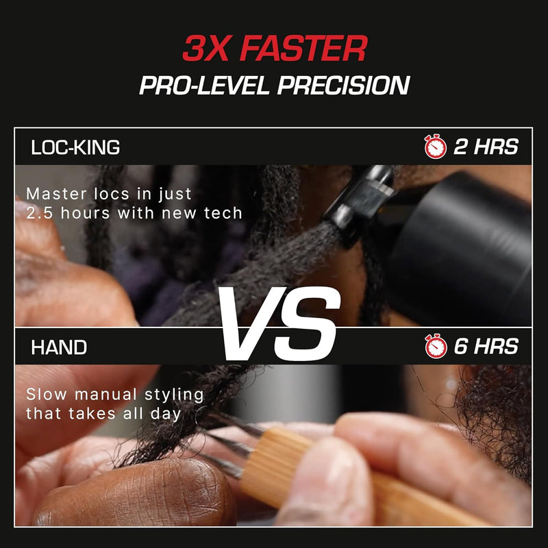 Red Pro LOC-KING Cordless Auto Loc Styler #ALD01