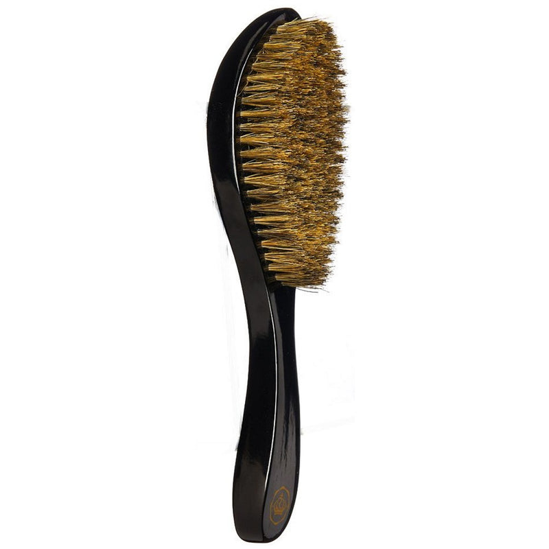 Red Premium Bow Wow X 360 Power Wave Boar Wave Brush Medium Soft Bristles #BR16
