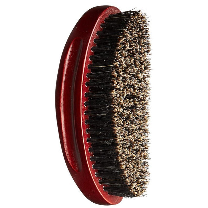 Red Premium Bow Wow X 360 Power Wave Boar Palm Brush Soft Bristles #BORP04