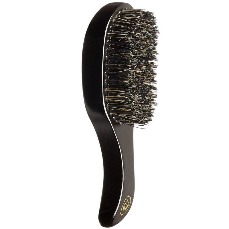 Red Premium Bow Wow X 360 Power Wave Mixed Boar Club Brush Medium Hard Bristles #BORP11