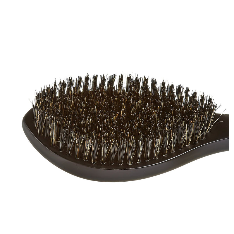 Red Premium Bow Wow X 360 Power Wave Mixed Boar Wave Brush Medium Hard Bristles #BR25