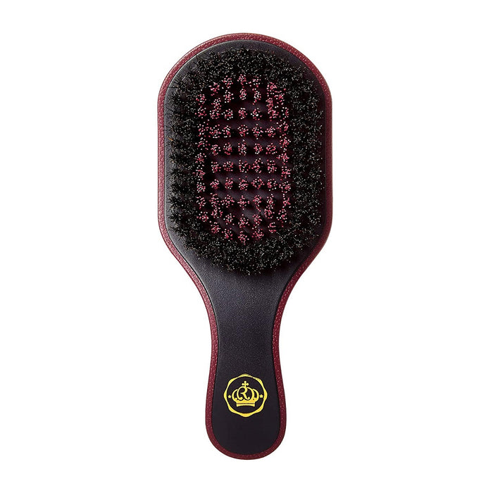 Red Premium Mixed Boar Brush Medium & Hard Bristles [2 Bristles In 1 Body] #BR02